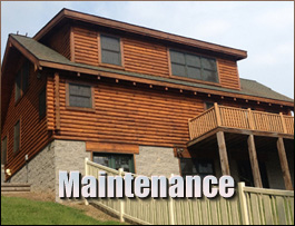  Fort Defiance, Virginia Log Home Maintenance