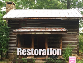 Historic Log Cabin Restoration  Fort Defiance, Virginia